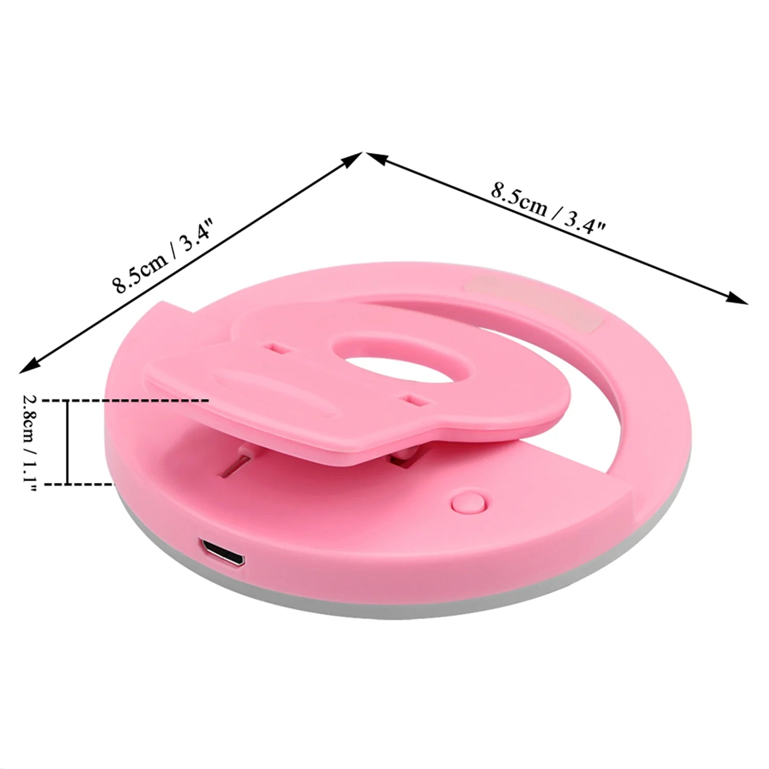 4785 Selfie Ring Light used for applying bright shade over face during taking selfies and making videos etc. DeoDap 4785 Selfie Ring Light used for applying bright shade over face during taking selfies and making videos etc. DeoDap